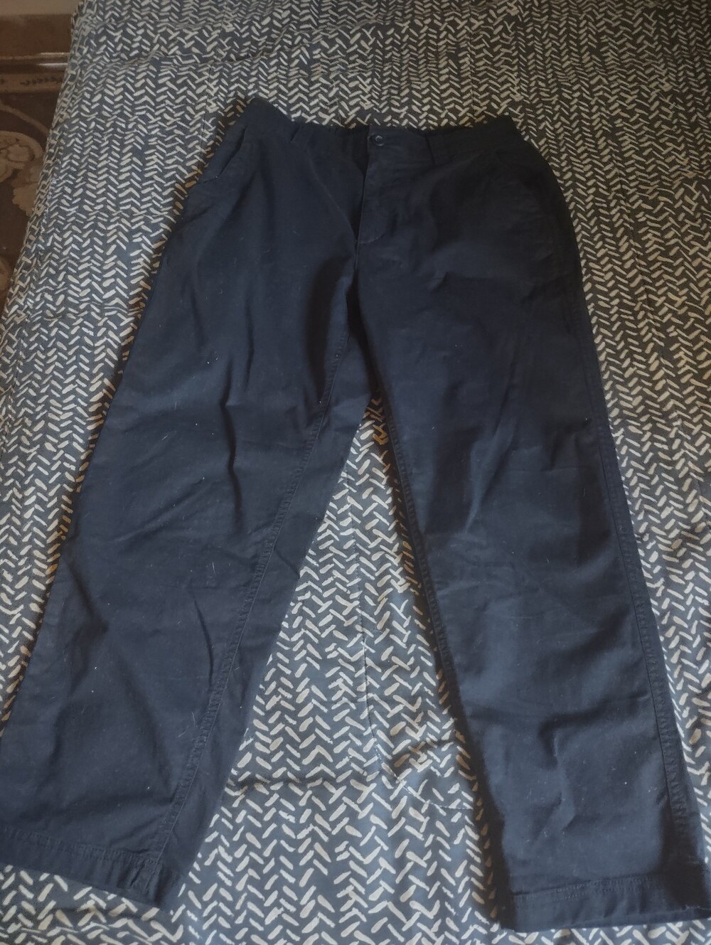 Old Navy Black OG Chino High Rise Straight Leg Pants/Size Med. (Women's)